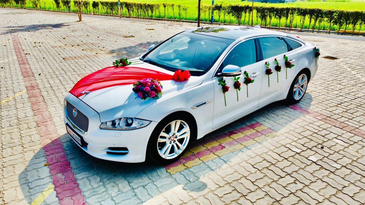 Jaguar XJL luxury sedan for weddings Punjab