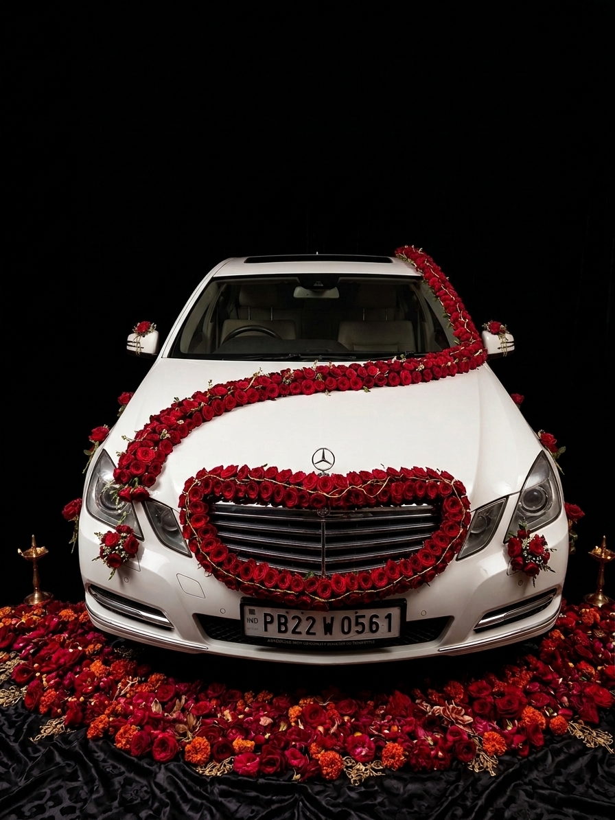 Mercedes-Benz luxury sedan for weddings and special occasions